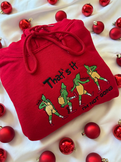 That’s it I’m not going