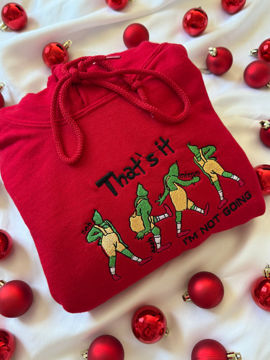 That’s it I’m not going