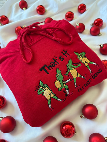 That’s it I’m not going