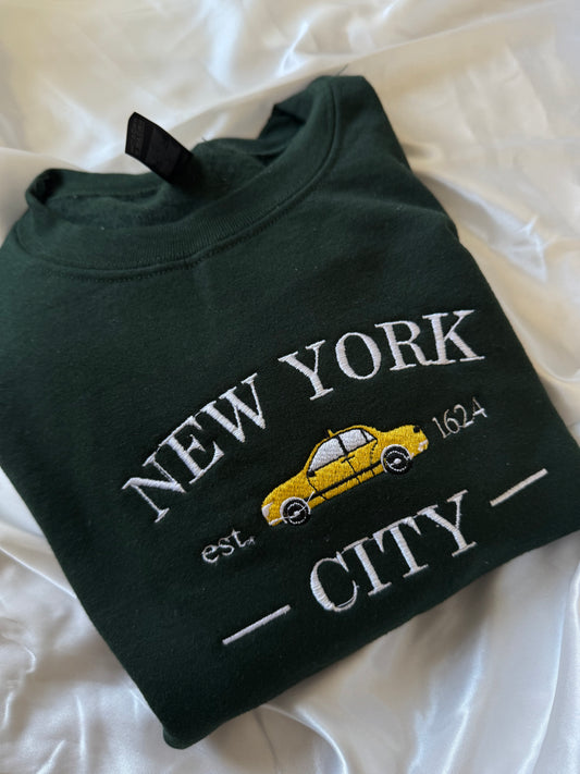 New York City Yellow Cab Aesthetic Jumper